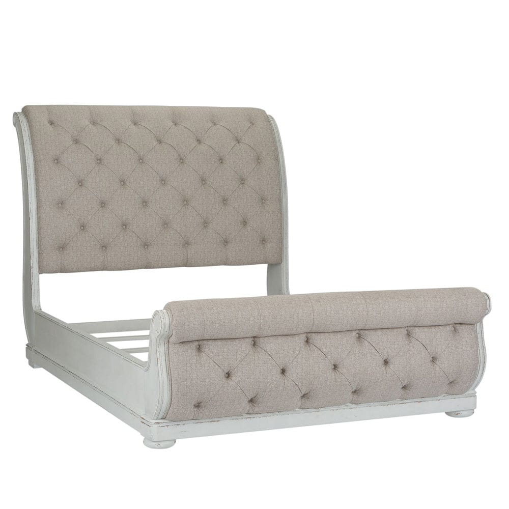 Liberty Furniture - Abbey Park - King California Sleigh Bed in White - 520-BR-CSL view 3