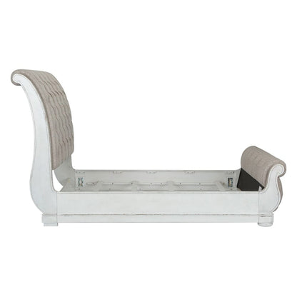 Liberty Furniture - Abbey Park - King California Sleigh Bed in White - 520-BR-CSL view 4
