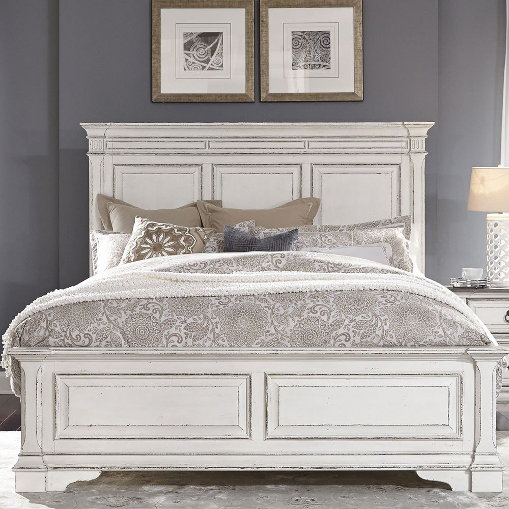 Liberty Furniture - Abbey Park King Panel Bed, 2 Night Stands - 520-BR-KPB2NS view 12