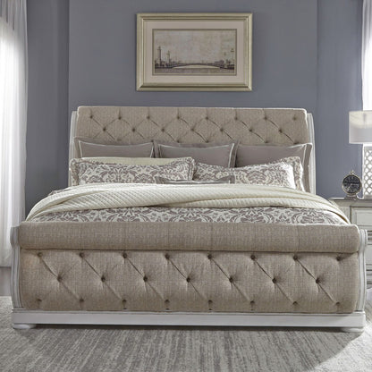 Liberty Furniture - Abbey Park King Uph Sleigh Bed, 2 Night Stands - 520-BR-KUSL2NS view 11