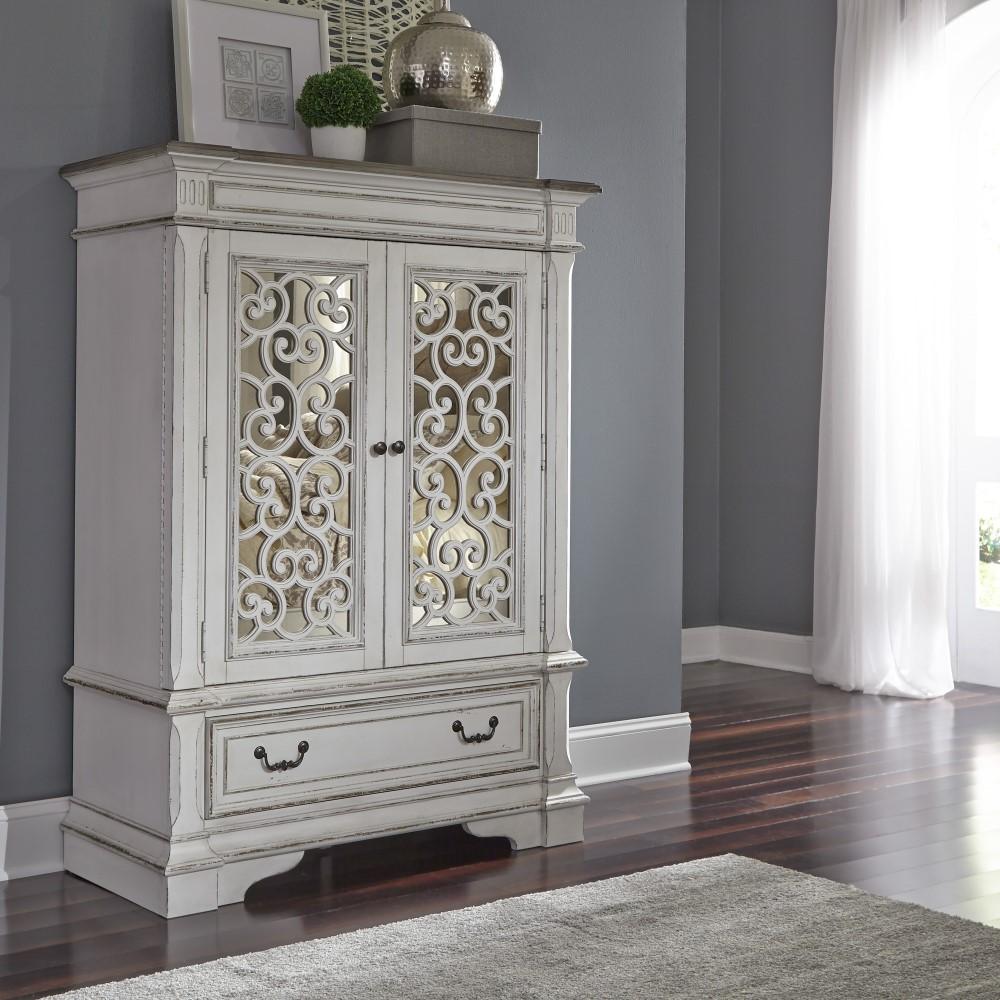 Liberty Furniture - Abbey Park Mirrored Door Chest - 520-BR42 veiw 2