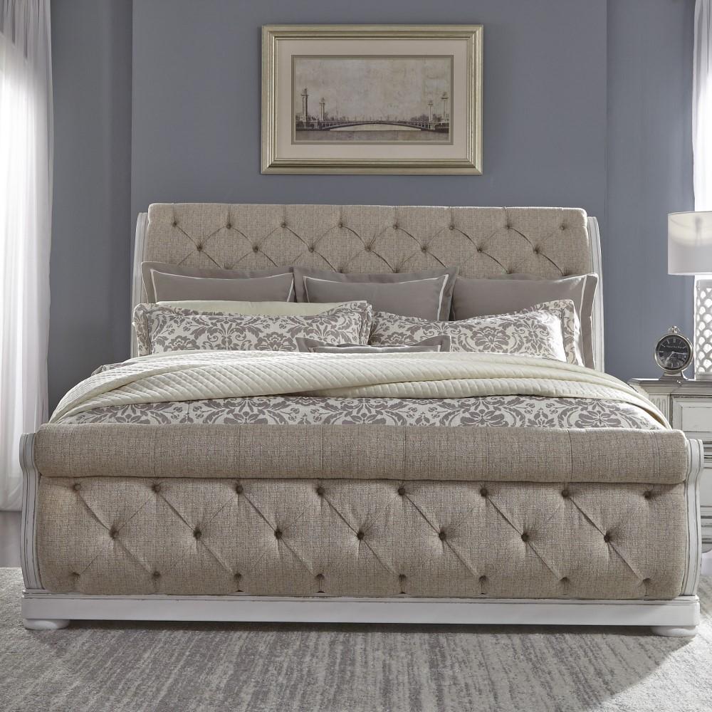 Liberty Furniture - Abbey Park Queen Uph Sleigh Bed - 520-BR-QUSL veiw 1