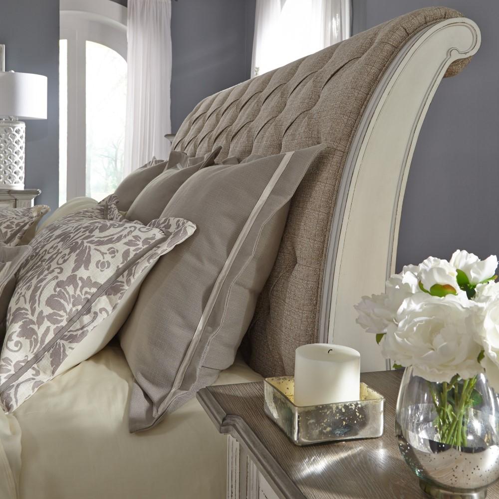 Liberty Furniture - Abbey Park Queen Uph Sleigh Bed - 520-BR-QUSL veiw 5