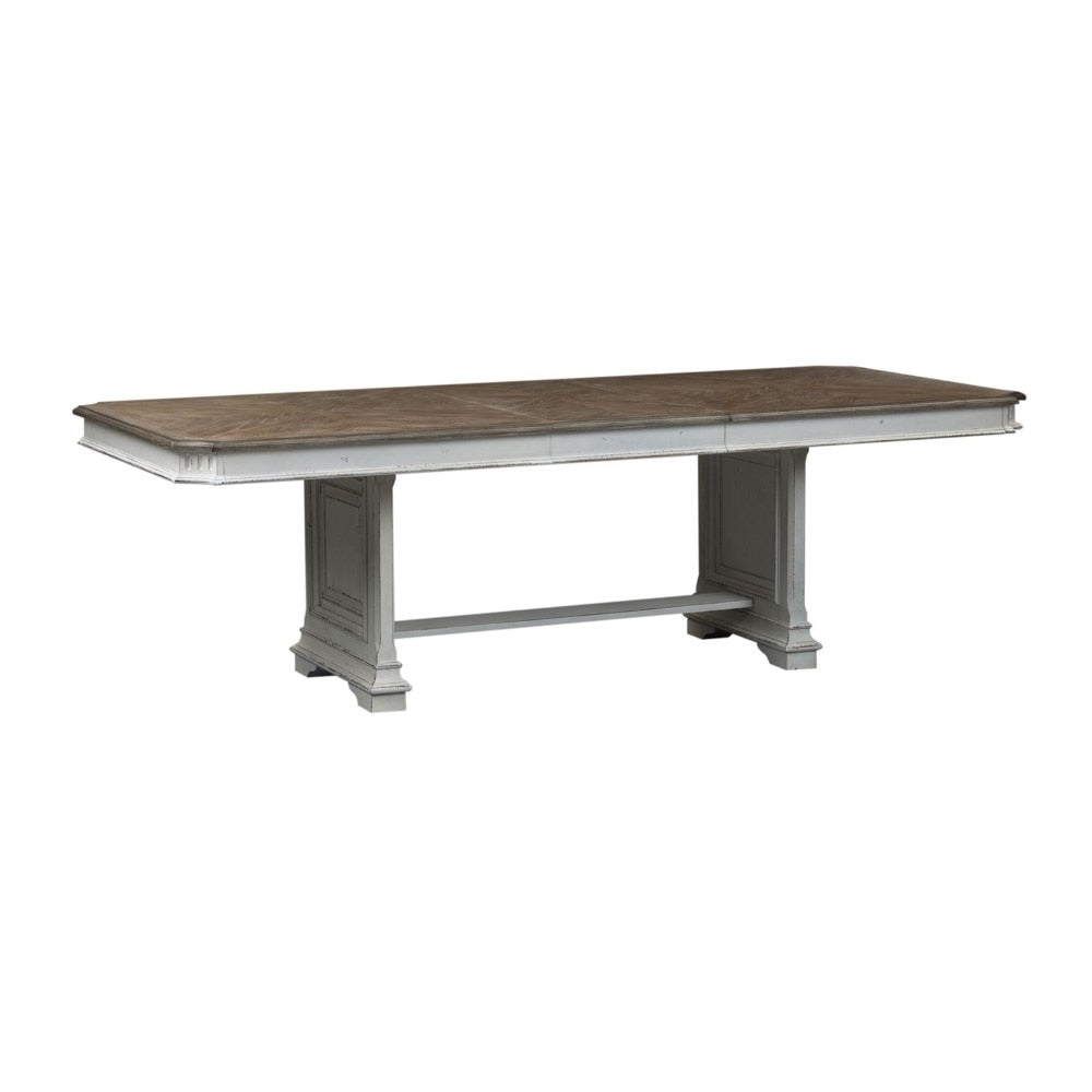 Liberty Furniture - Abbey Park Trestle Table - 520-P4298_520-T4298 veiw 1