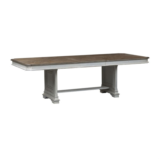 Liberty Furniture - Abbey Park Trestle Table - 520-P4298_520-T4298 veiw 1