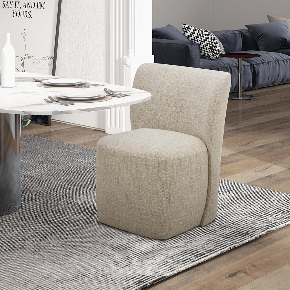 Liberty Furniture - Accent Dining Accent Dining Chair w/ Casters - Wicker in Ivory, Sapphire, Truffle, & Wicker Fabric - 728-ADC90-WK veiw 1