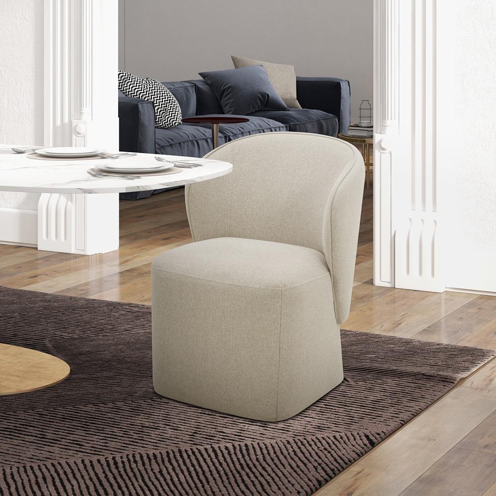 Liberty Furniture - Accent Dining Accent Dining Chair w/ Casters - Wicker in Ivory, Sapphire, Truffle, & Wicker Fabric - 730-ADC90-WK veiw 1