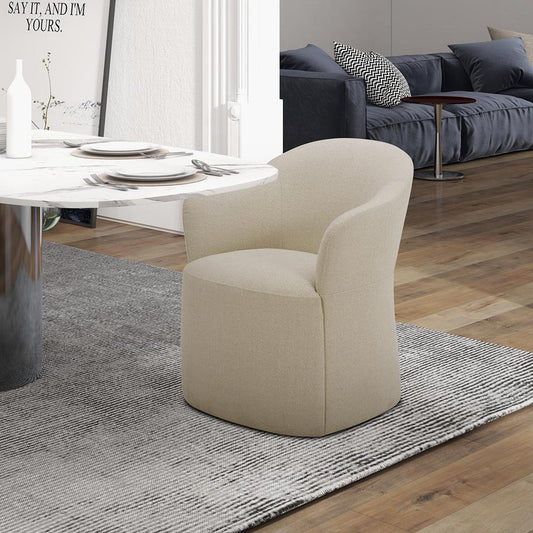 Liberty Furniture - Accent Dining Accent Dining Chair w/ Casters - Wicker in Ivory, Sapphire, Truffle, & Wicker Fabric - 731-ADC90-WK veiw 1