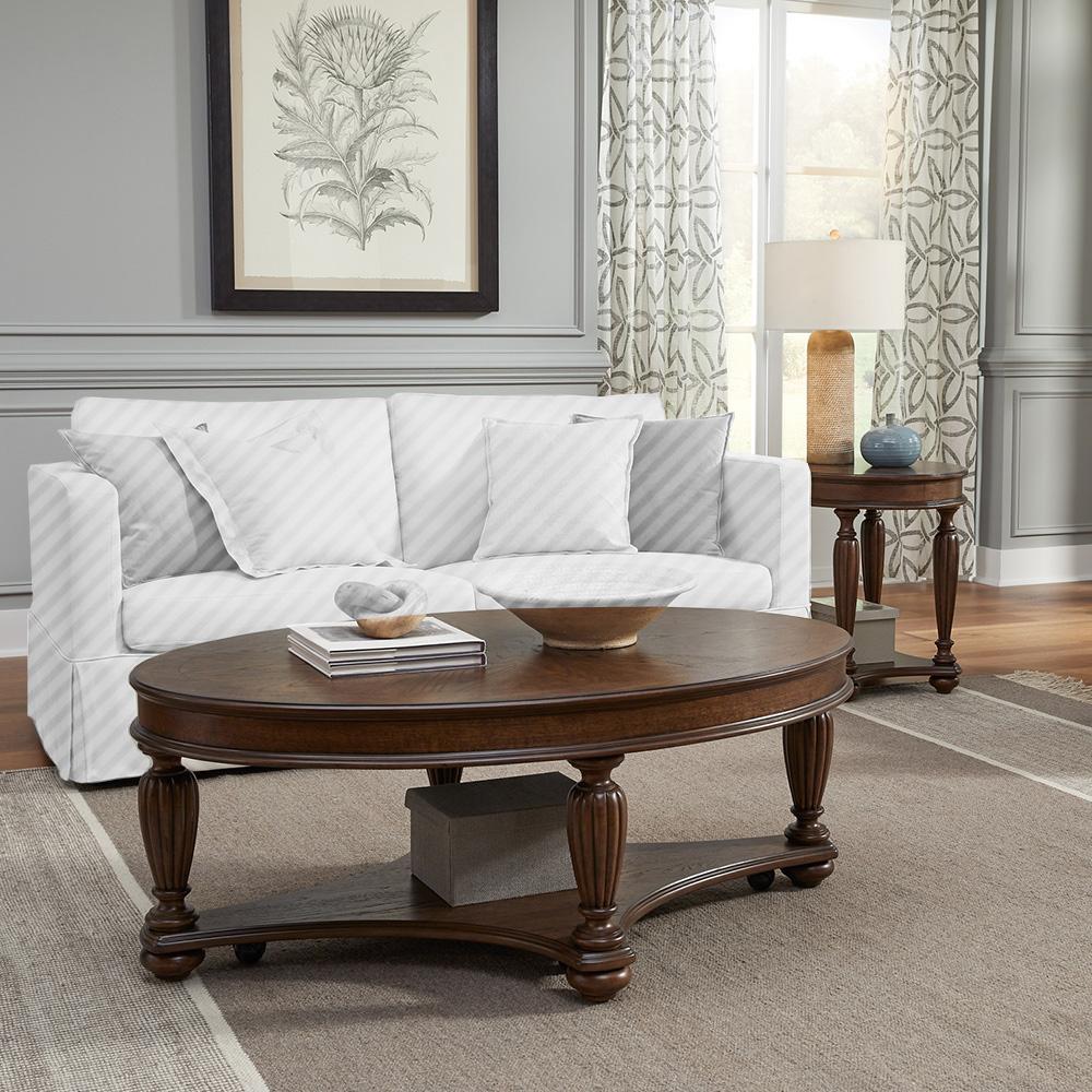 Liberty Furniture - Allington 3 Piece Set  in Satin Sienna - 418-OT-3PCS veiw 1