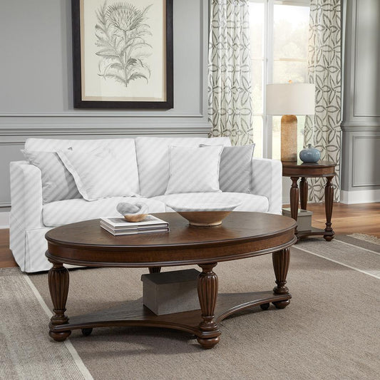 Liberty Furniture - Allington 3 Piece Set  in Satin Sienna - 418-OT-3PCS veiw 1