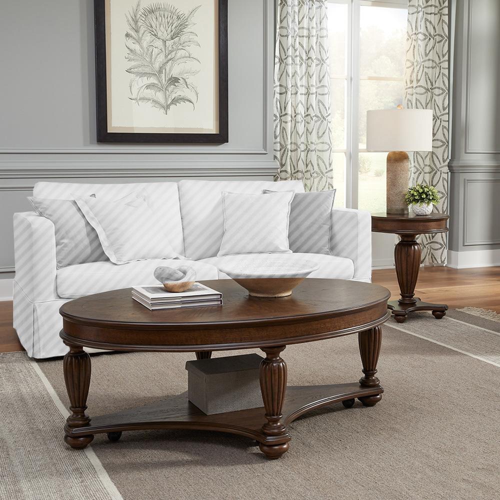 Liberty Furniture - Allington Opt 3 Piece Set  in Satin Sienna - 418-OT-O3PCS veiw 1