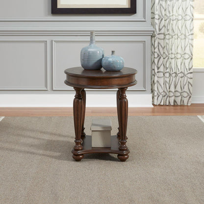 Liberty Furniture - Allington Oval End Table in Satin Sienna - 418-OT1020 veiw 3
