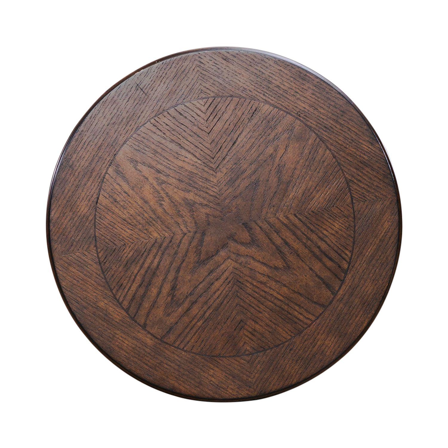 Liberty Furniture - Allington Round End Table in Satin Sienna - 418-OT1021 veiw 2
