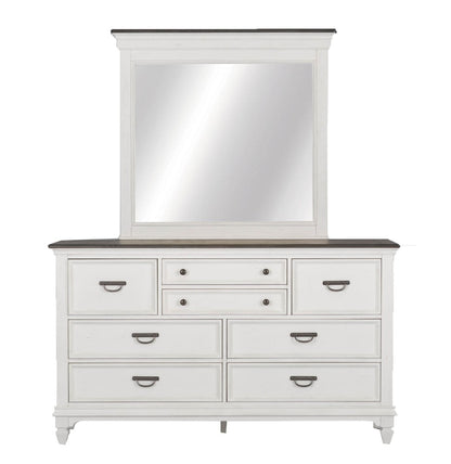 Liberty Furniture - Allyson Park 3 Piece Queen Panel Bed, Dresser & Mirror Set - 417-BR-QPBDM veiw 4