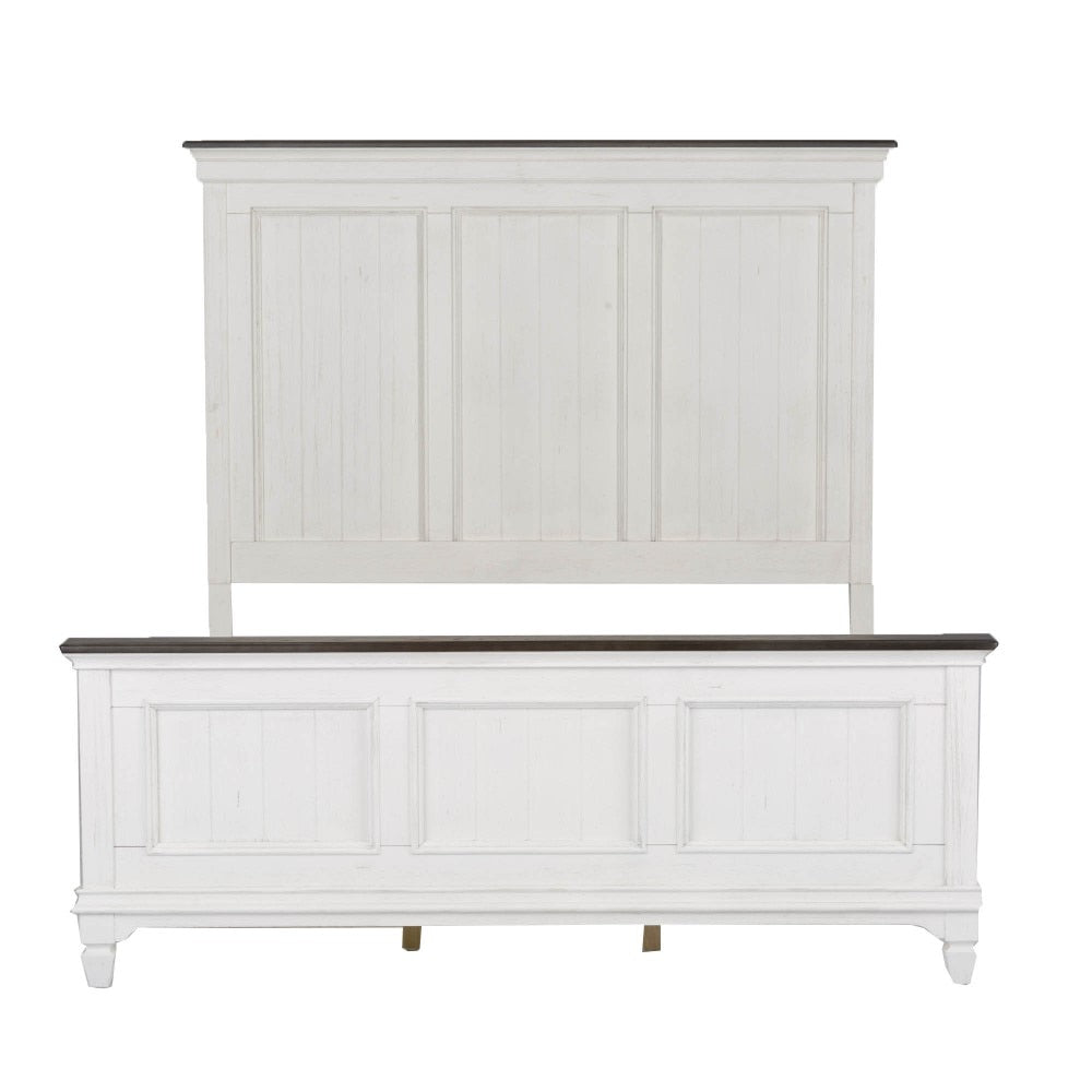 Liberty Furniture - Allyson Park 4 Piece Queen Panel Bed, Dresser & Mirror, Chest Set - 417-BR-QPBDMC veiw 3