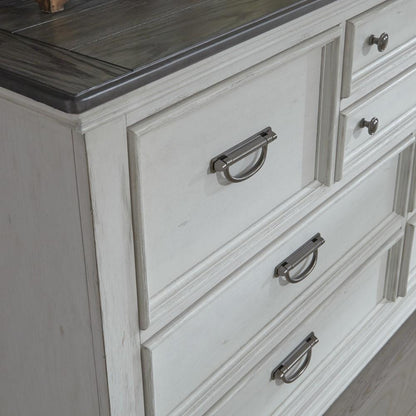 Liberty Furniture - Allyson Park 4 Piece Queen Panel Bed, Dresser & Mirror, Chest Set - 417-BR-QPBDMC veiw 10