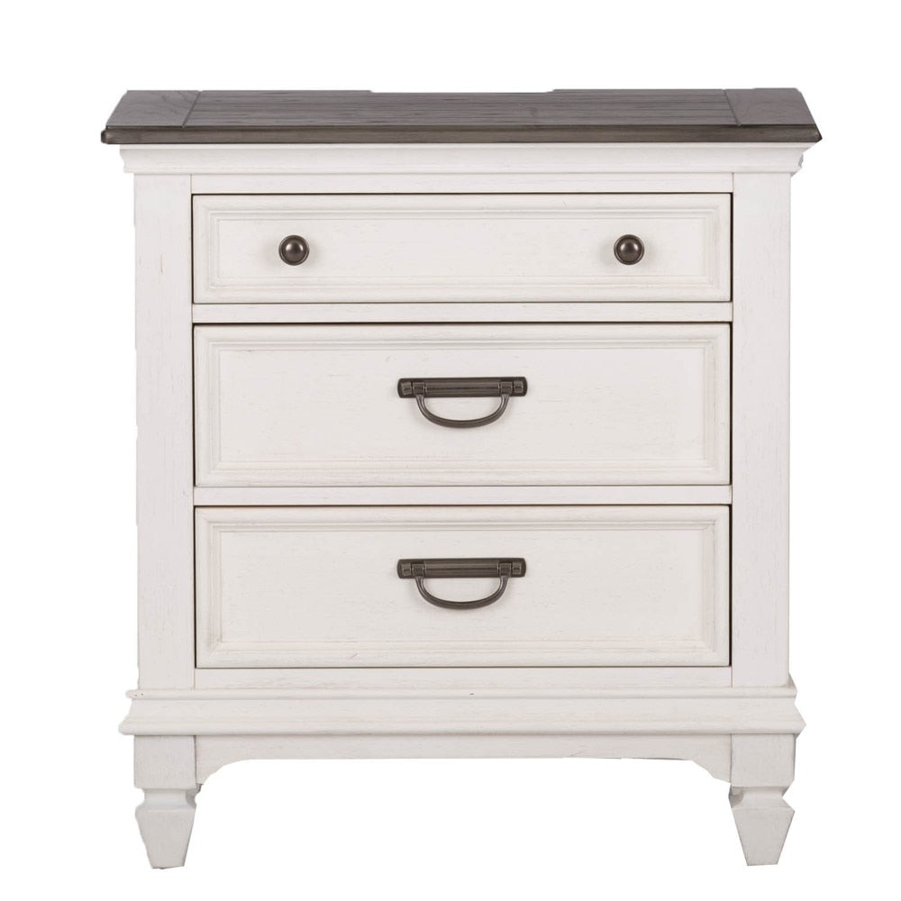 Liberty Furniture - Allyson Park 4 Piece Queen Panel Bed, Dresser & Mirror, Nightstand Set - 417-BR-QPBDMN veiw 5