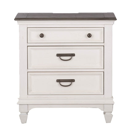 Liberty Furniture - Allyson Park 4 Piece Queen Panel Bed, Dresser & Mirror, Nightstand Set - 417-BR-QPBDMN veiw 5