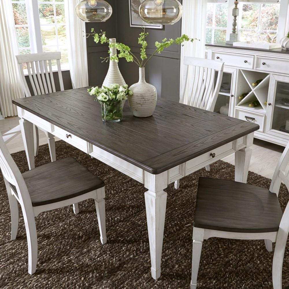 Liberty Furniture - Allyson Park 5 Piece Rectangular Table Set - 417-DR-5RLS veiw 1