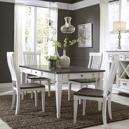 Liberty Furniture - Allyson Park 5 Piece Rectangular Table Set - 417-DR-5RLS veiw 8