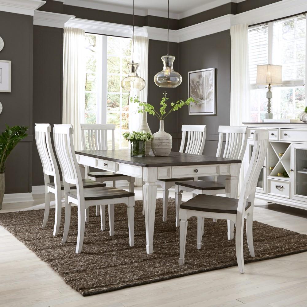 Liberty Furniture - Allyson Park 7 Piece Rectangular Table Set - 417-DR-7RLS veiw 1