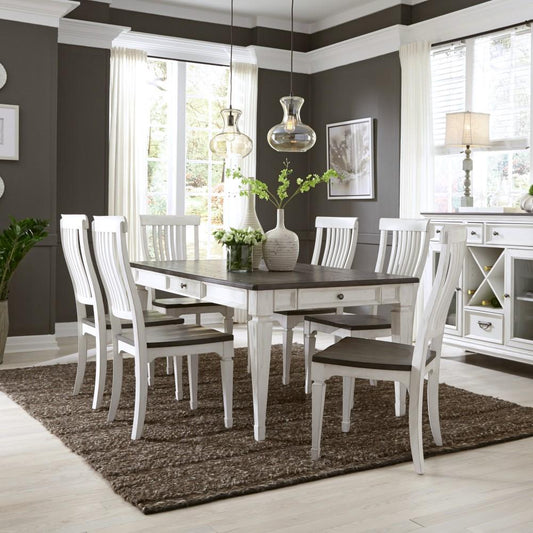 Liberty Furniture - Allyson Park 7 Piece Rectangular Table Set - 417-DR-7RLS veiw 1