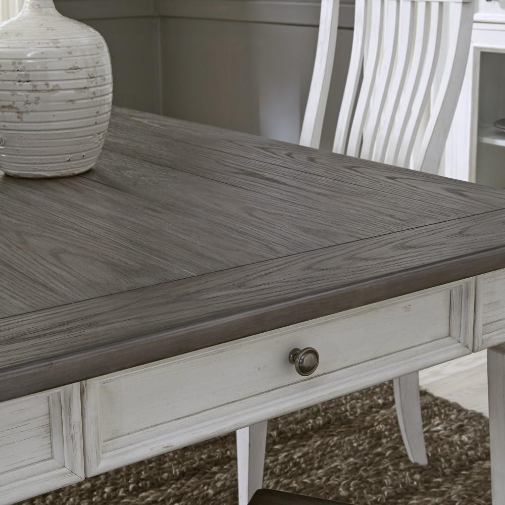 Liberty Furniture - Allyson Park 7 Piece Rectangular Table Set - 417-DR-7RLS veiw 2