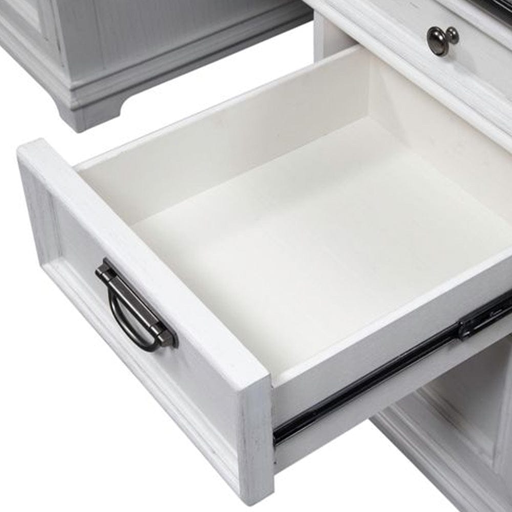 Liberty Furniture - Allyson Park - Credenza in White - 417-HOJ-CS view 3