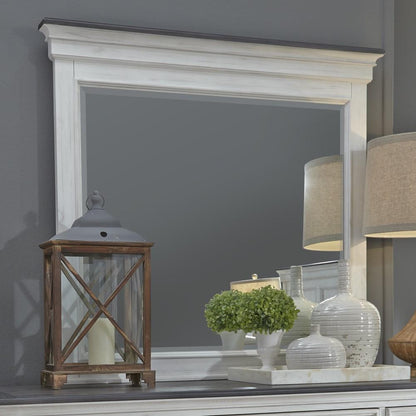 Liberty Furniture - Allyson Park Crown Mirror - 417-BR52 veiw 2