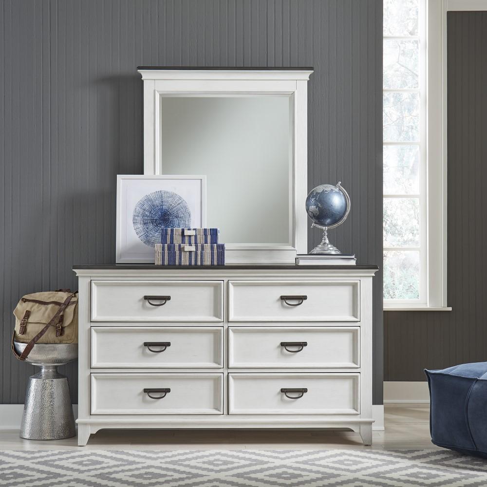 Liberty Furniture - Allyson Park Dresser & Mirror - 417-YBR-DM veiw 1