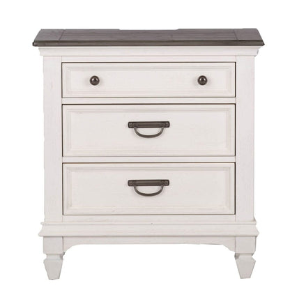 Liberty Furniture - Allyson Park - King California Panel Bed, Dresser & Mirror, Night Stand in White - 417-BR-CPBDMN view 6