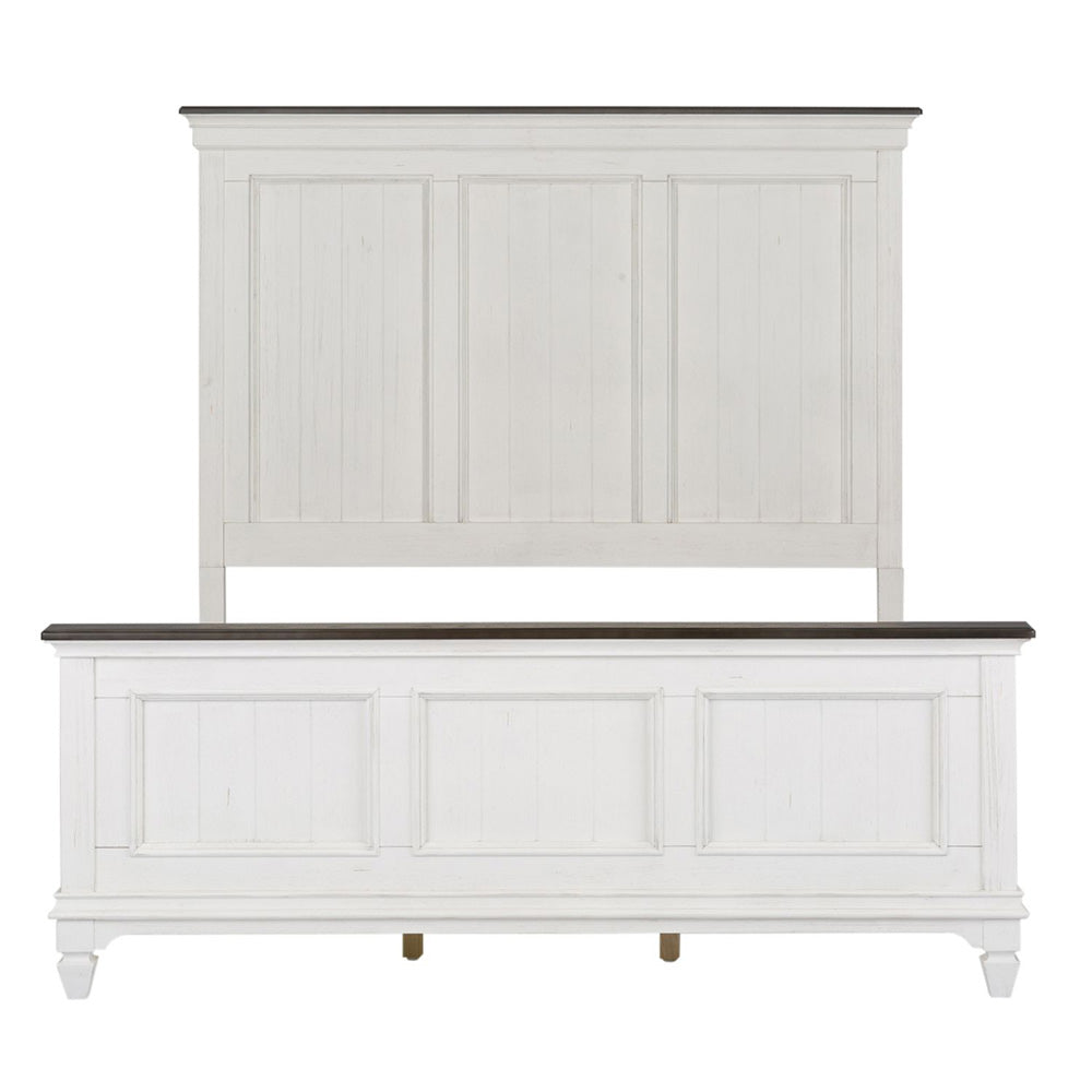 Liberty Furniture - Allyson Park King Panel Bed, 2 Nightstands - 417-BR-KPB2NS view 2