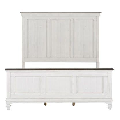 Liberty Furniture - Allyson Park King Panel Bed, 2 Nightstands - 417-BR-KPB2NS view 2