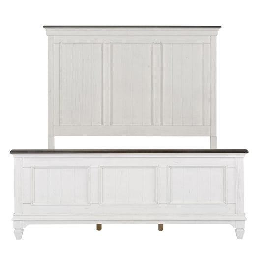 Liberty Furniture - Allyson Park King Panel Bed, 2 Nightstands - 417-BR-KPB2NS view 2