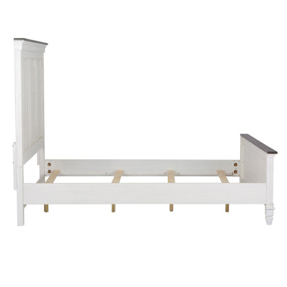 Liberty Furniture - Allyson Park King Panel Bed, 2 Nightstands - 417-BR-KPB2NS view 3