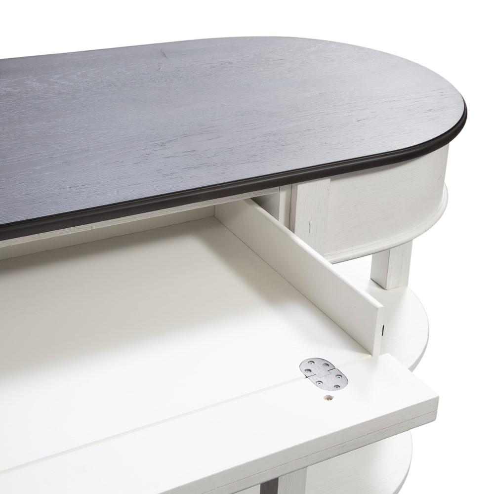 Liberty Furniture - Allyson Park L Shaped Desk Set - 417-HOJ-LSD veiw 5