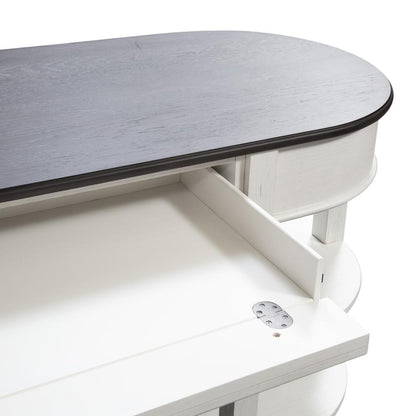 Liberty Furniture - Allyson Park L Shaped Desk Set - 417-HOJ-LSD veiw 5