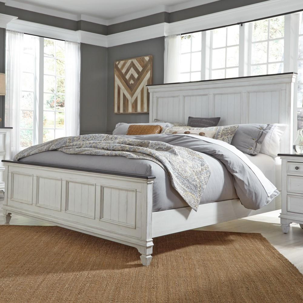 Liberty Furniture - Allyson Park Queen Panel Bed - 417-BR-QPB veiw 1