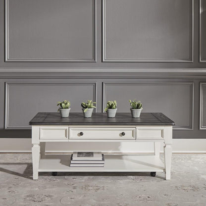 Liberty Furniture - Allyson Park Rectangular Cocktail Table - 417-OT1010 veiw 1