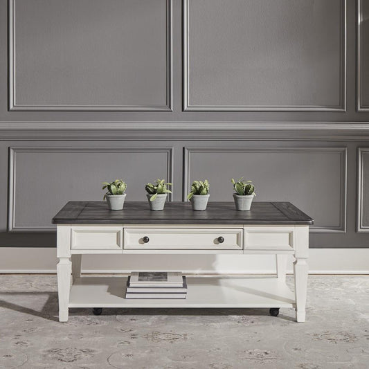 Liberty Furniture - Allyson Park Rectangular Cocktail Table - 417-OT1010 veiw 1