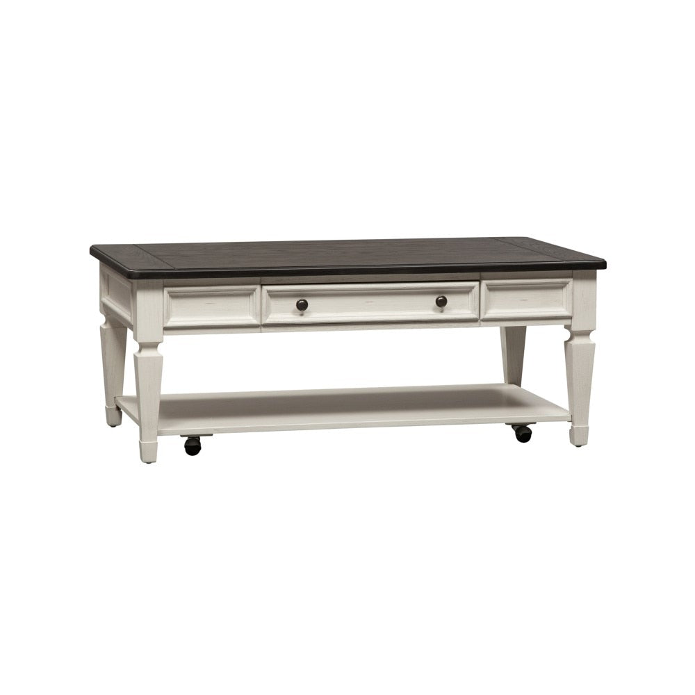 Liberty Furniture - Allyson Park Rectangular Cocktail Table - 417-OT1010 veiw 2