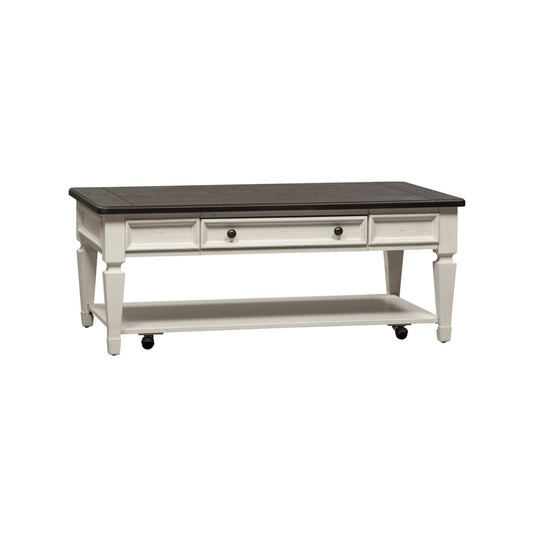 Liberty Furniture - Allyson Park Rectangular Cocktail Table - 417-OT1010 veiw 2