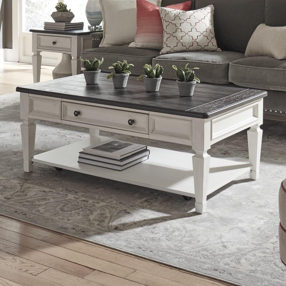 Liberty Furniture - Allyson Park Rectangular Cocktail Table - 417-OT1010 veiw 8