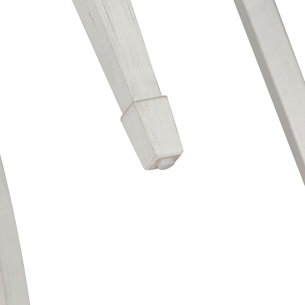 Liberty Furniture - Allyson Park Slat Back Side Chair  in Wirebrushed White w/ Charcoal Tops - 417-C1500S veiw 7