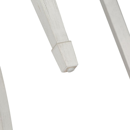 Liberty Furniture - Allyson Park Slat Back Side Chair  in Wirebrushed White w/ Charcoal Tops - 417-C1500S veiw 7