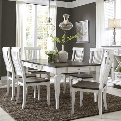 Liberty Furniture - Allyson Park Slat Back Side Chair (Set of 2) - 417-C1500S veiw 8