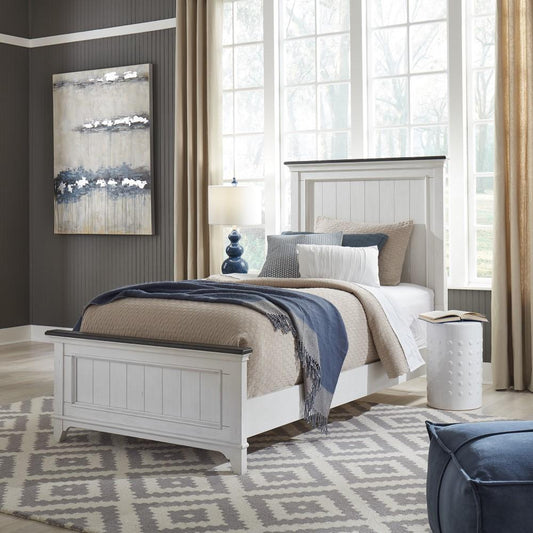 Liberty Furniture - Allyson Park Twin Panel Bed - 417-YBR-TPB veiw 1