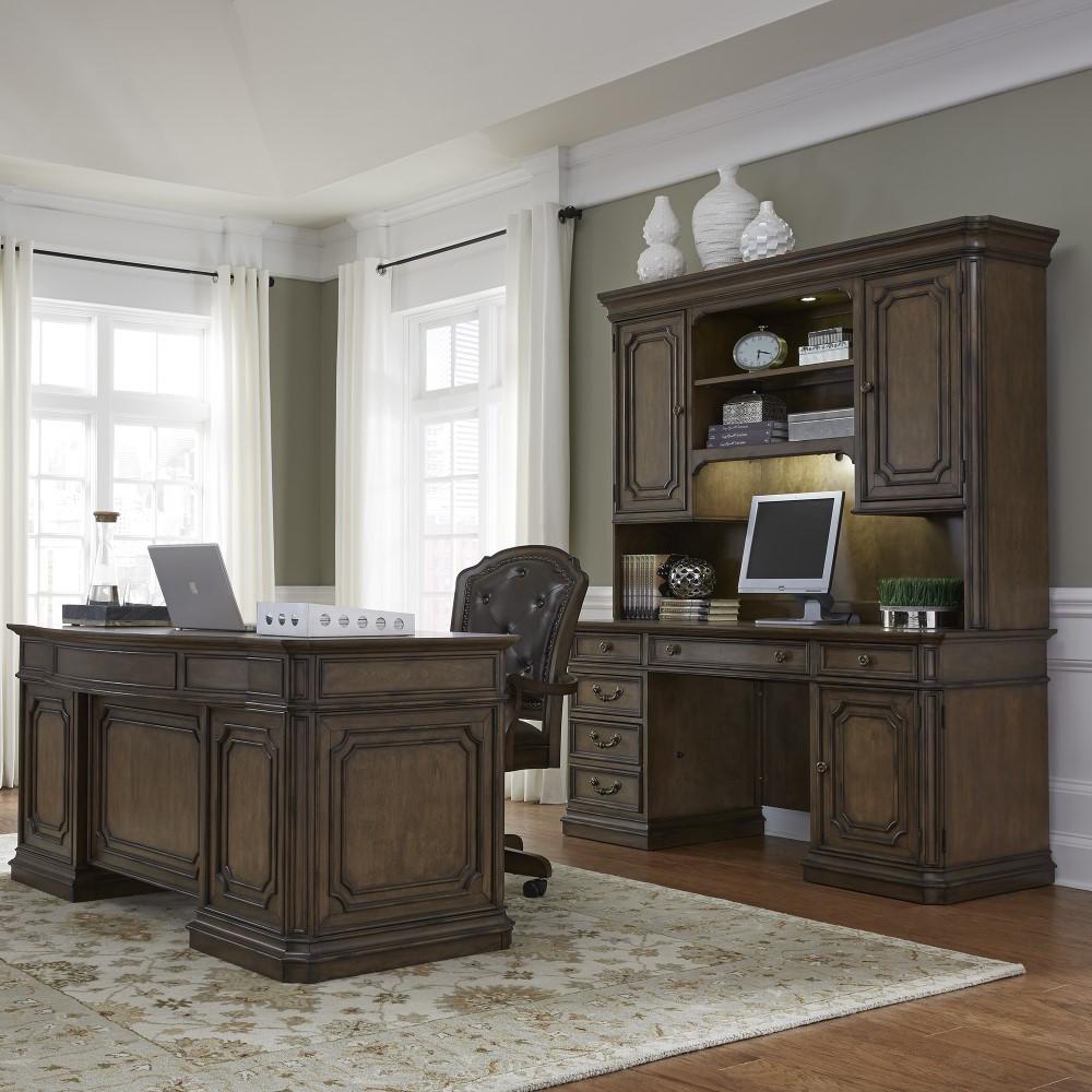 Liberty Furniture - Amelia 5 Piece Jr Executive Set - 487-HOJ-5JES veiw 1