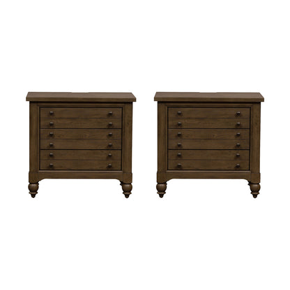Liberty Furniture - Americana Farmhouse 2 Bedside Chests - 615-BR-2BSC view 1