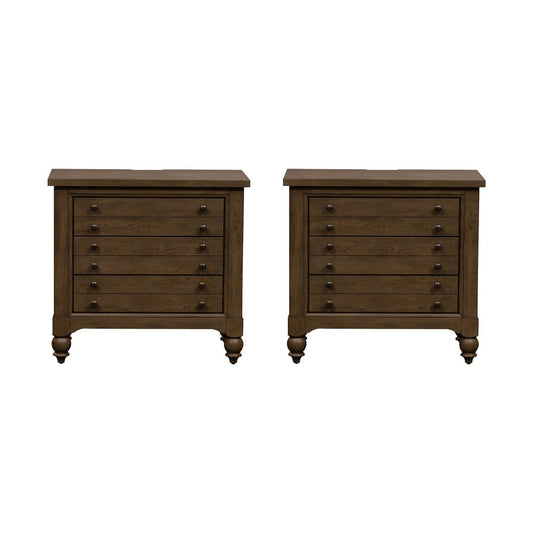 Liberty Furniture - Americana Farmhouse 2 Bedside Chests - 615-BR-2BSC view 1